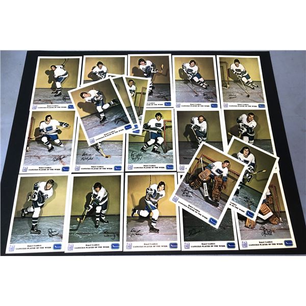 1972-73 RBC Vancouver Canucks Player Of The Week LOT