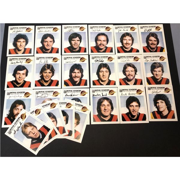 1978-79 RBC Vancouver Canucks Player Of The Week LOT