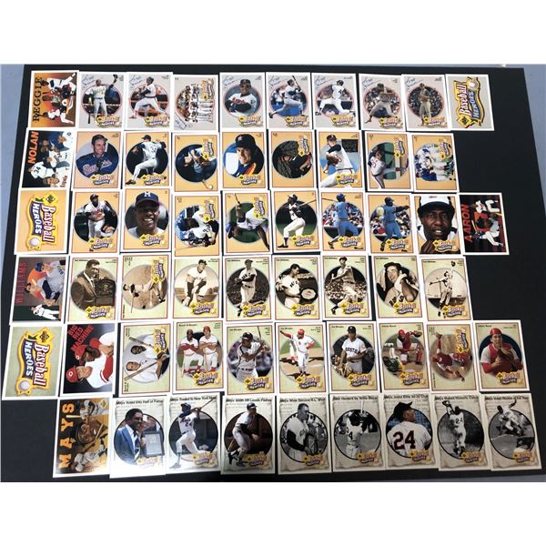 Baseball HEROES 1-54 FULL 6 Set LOT - Mays, Ryan, Bench