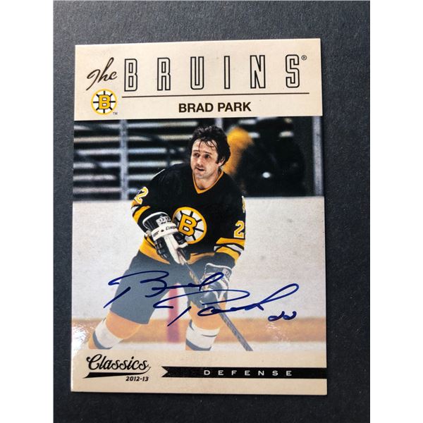Brad Park AUTOGRAPH Card - Bruins