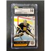 Image 1 : 2021-22 UD Jeremy Swayman Rookie - CGC 10 - Bruins