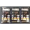 Image 1 : 2021-22 UD Mason McTavish x3 Rookie LOT - CGC 8 & 9 - Ducks