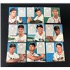 Image 1 : 1952 Red Man Tobacco CARD LOT x9 - Irvin, Yost, Yankees