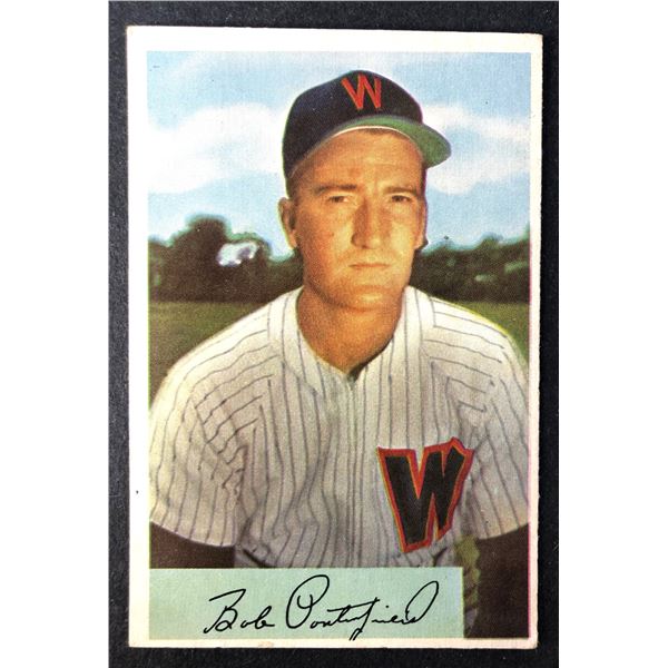 1954 Bowman - Bob Porterfield - Senators