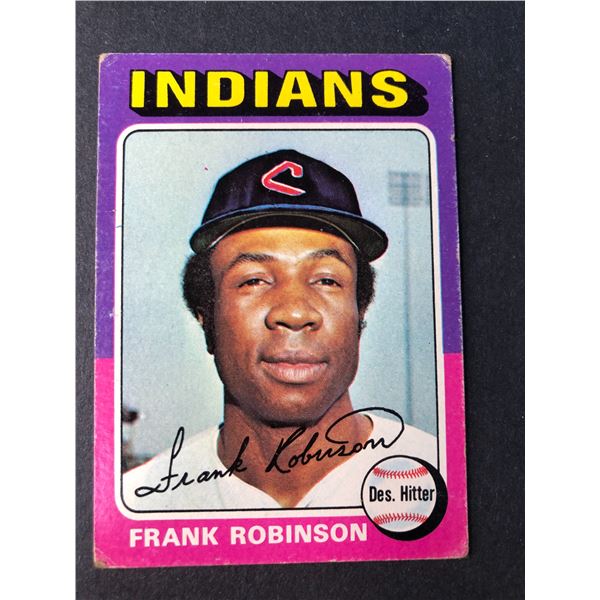 1975 Topps - Frank Robinson - Indians