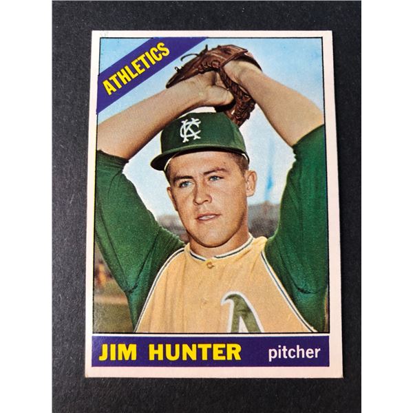 1966 Topps - Jim CATFISH Hunter - Athletics