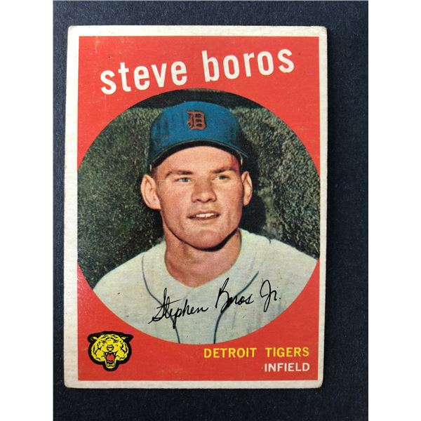 1959 Topps - Steve Boros - Tigers 331