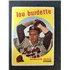 Image 1 : 1959 Topps - Lou Burdette - Braves 440