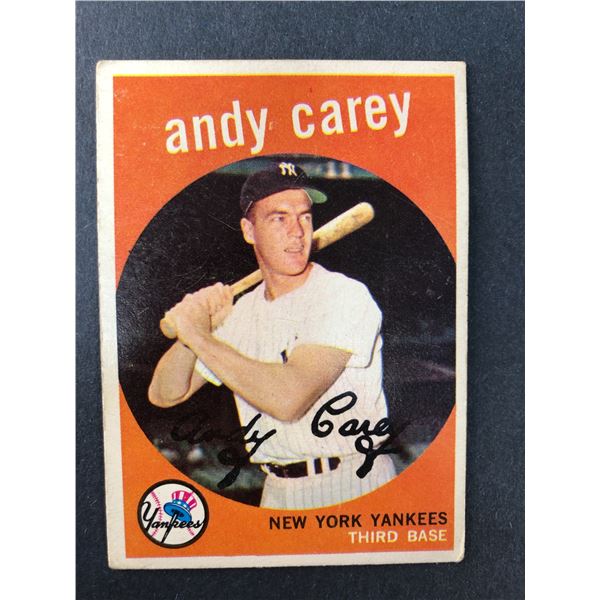 1959 Topps - Andy Carey - Yankees 45
