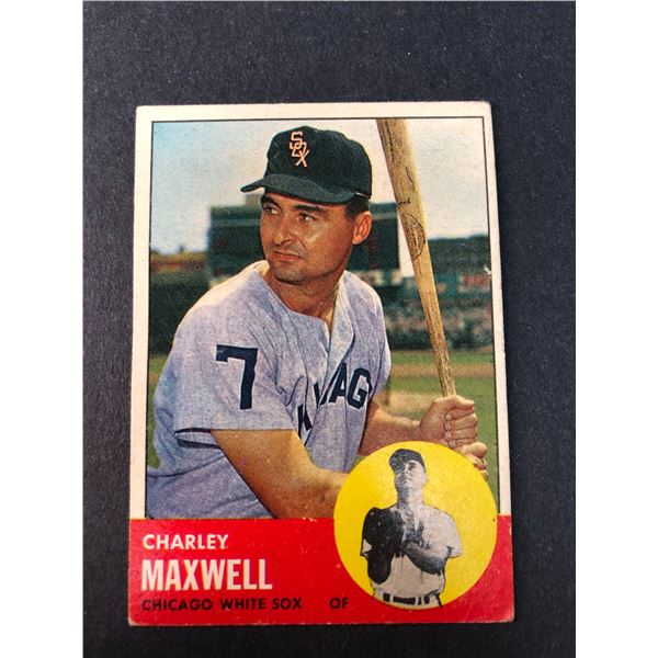 1963 Topps - Charley Maxwell - White Soxs 86