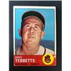 Image 1 : 1963 Topps - Birdie Tebbetts - Indians 48