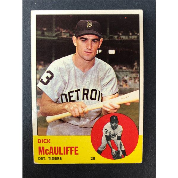 1963 Topps - Dick McAuliffe - Tigers 64