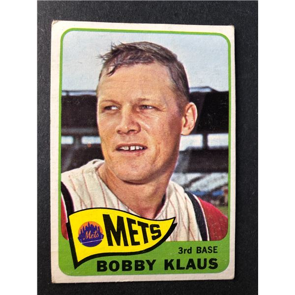 1965 Topps - Bobby Klaus - Mets 227