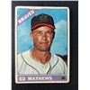 Image 1 : 1966 Topps - Eddie Matthews - Braves 200