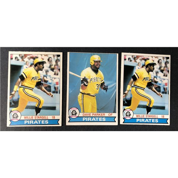 1979 OPC Willie STARGELL & Dave Parker LOT - Pirates