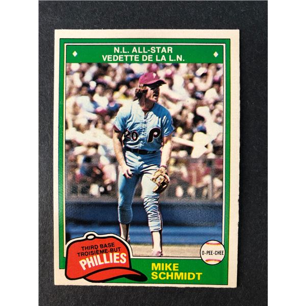 1981 OPC - Mike Schmidt - Phillies 207