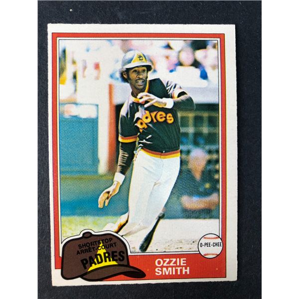 1981 OPC - Ozzie Smith - Padres 254