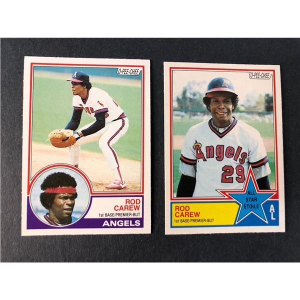 1983 OPC - x2 Rod Carew - Angels
