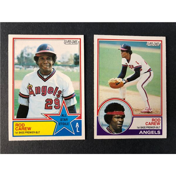 1983 OPC - x2 Rod Carew - Angels