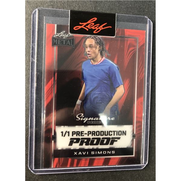 Leaf Metal 1/1 PROOF - Xavi Simons - PSG