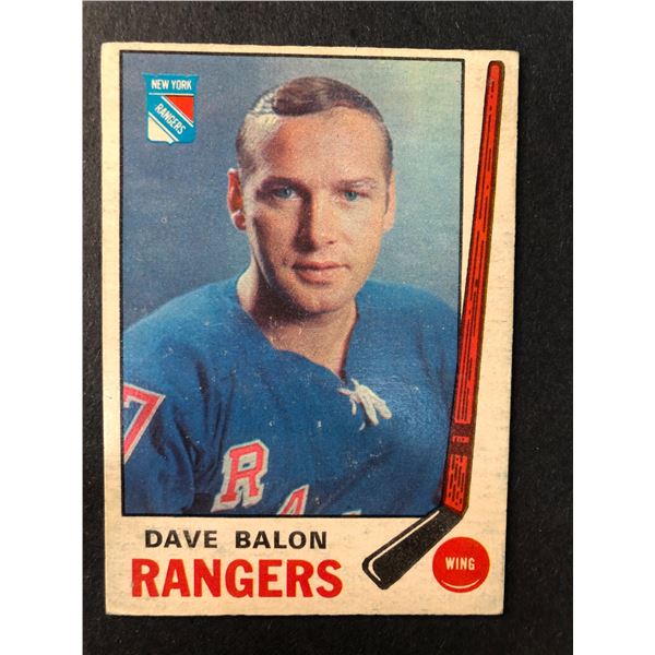 1969-70 OPC - Dave Balon - Rangers 191
