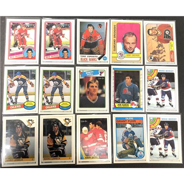 OPC Anniversary Hockey Cards x15 - Bossy, Lemieux, Sakic