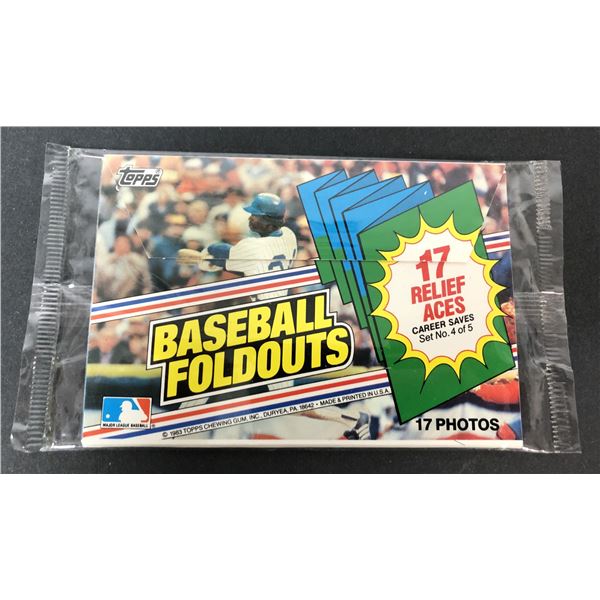 1983 Topps Baseball FOLDOUTS Pack Seled - Relief Aces