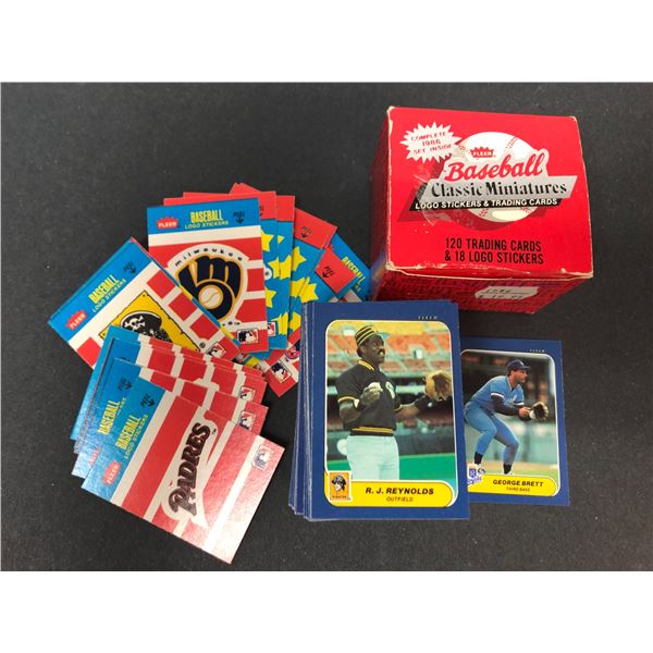 1986 Fleer Mini Baseball SET