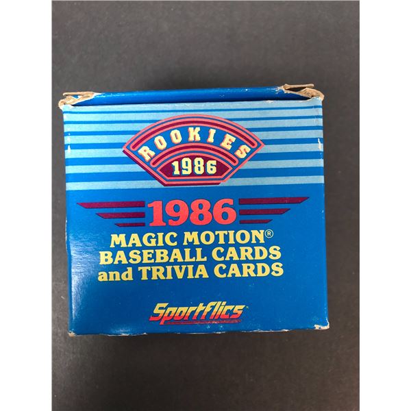 1986 Sportflics ROOKIES Set - Bo, Bonds, Larkin, Canseco