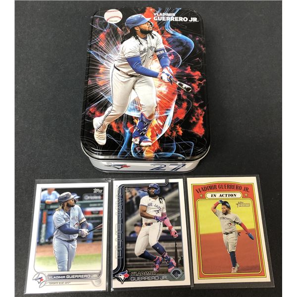 Vladimir Guerrero Jr Tin w/ 3 Cards - Blue Jays