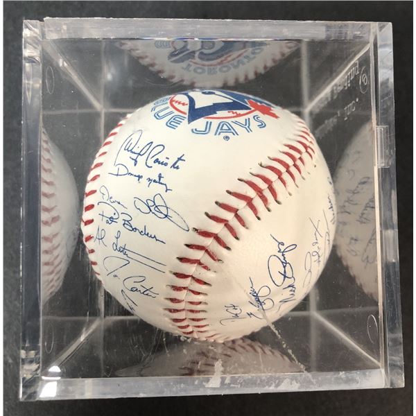 Blue Jay AUTO Facsimile Ball w/ Cube