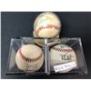 Image 1 : Signed Baseball LOT - Brooks Robinson, McGwire, Cruz