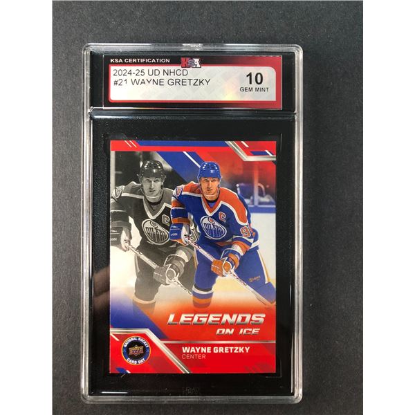 KSA 10 GEM Wayne Gretzky - 2024-25 UD NHCD Oilers