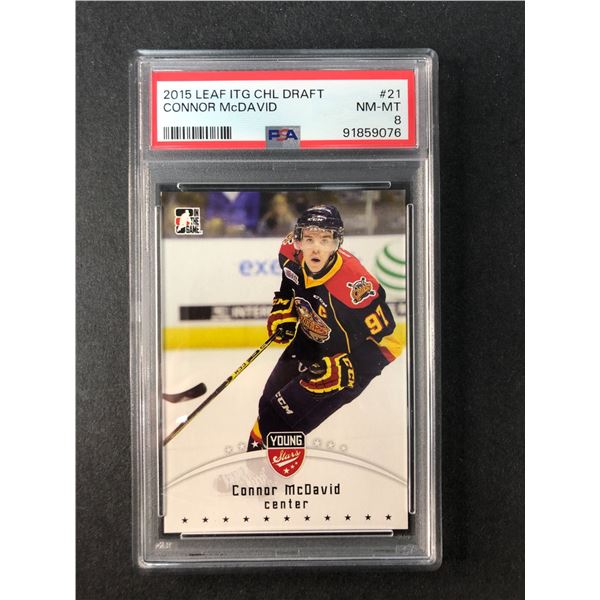 2015 ITG - Connor McDavid PSA 8 - CHL Oilers