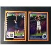 Image 1 : 2023-24 Hoops Haunted Dereck Lively II ORANGE ROOKIE Lot x2