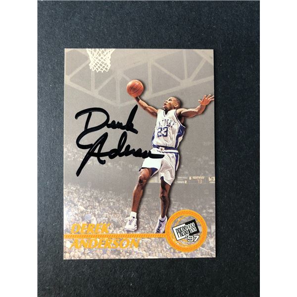 1997 Derek Anderson AUTOGRAPH - Press Pass - Kentucky