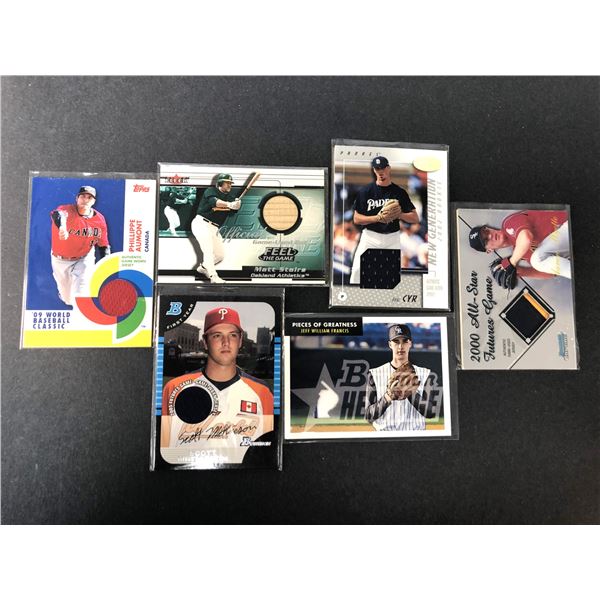 Canadian Born Baseball Player GAME USED LOT x6