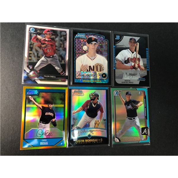 Canadian Born ROOKIES Refractors LOT x6