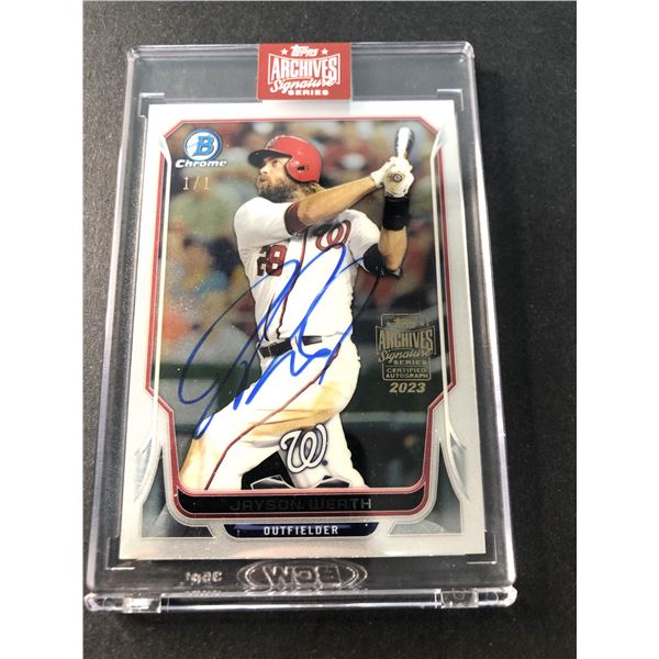 2023 Topps 1/1 Jayson Werth AUTOGRAPH - Nationals