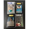 Image 2 : GRADED Lot - Baseball Rookies x4 - PSA SGC BGS