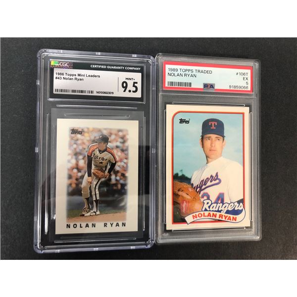 Nolan Ryan GRADED LOT - CGC PSA