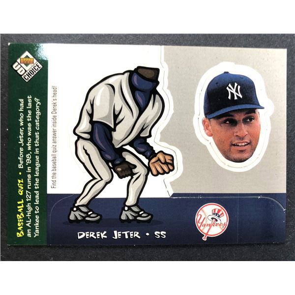 1999 UD Choice HEADS UP Derek Jeter - Yankees