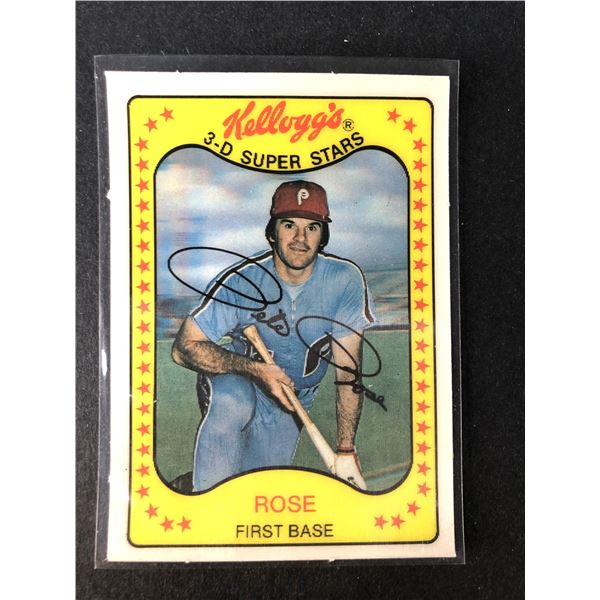 1981 Kelloggs 3D - Pete ROSE - Phillies