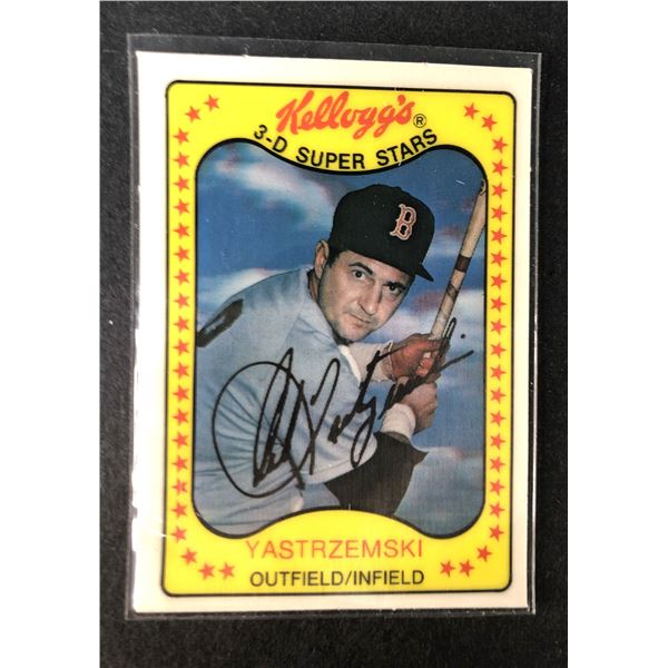 1981 Kelloggs 3D - Carl Yastrzemski - Red Sox