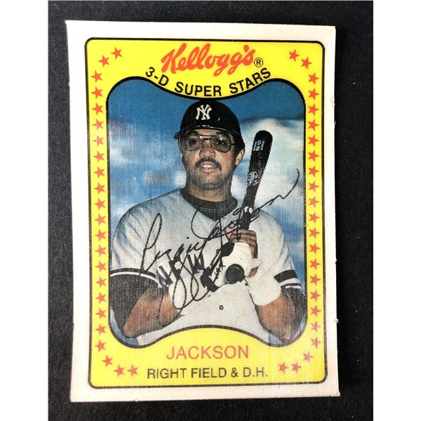 1981 Kelloggs 3D - Reggie Jackson - Yankees