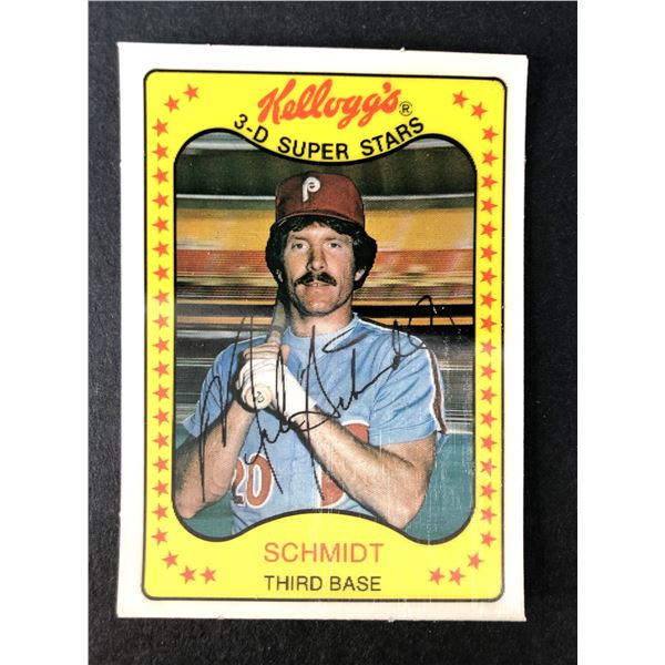 1981 Kelloggs 3D - Mike Schmidt - Phillies