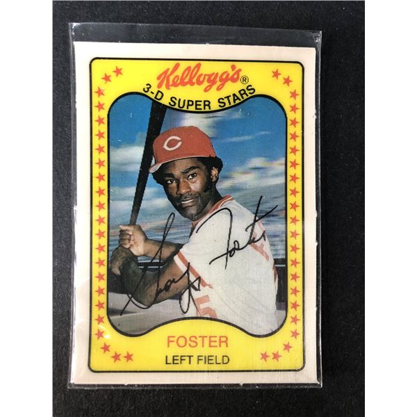 1981 Kelloggs 3D - George Foster - Reds
