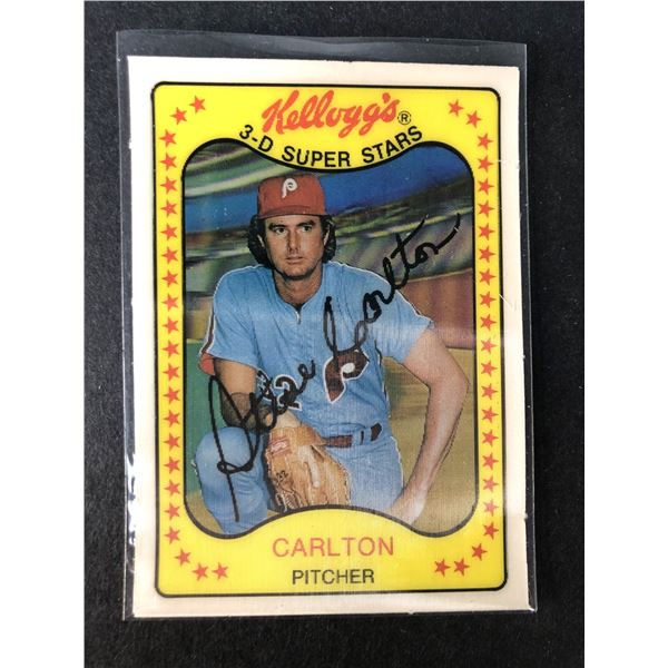 1981 Kelloggs 3D - Steve Carlton - Phillies