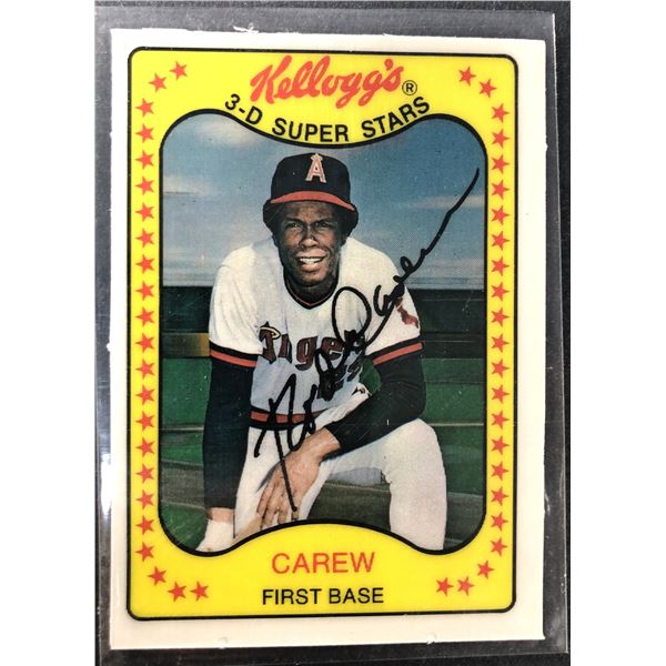1981 Kelloggs 3D - Rod Carew - Angels
