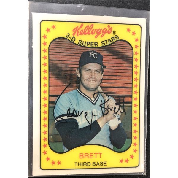 1981 Kelloggs 3D - George Brett - Royals